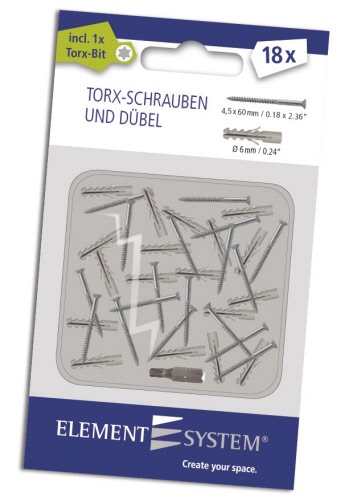 Zubehör - Montagematerial - Schrauben und Dübel - DIY Element System GmbH,  Rottenacker